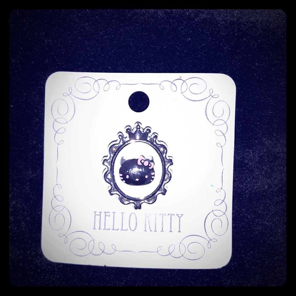 Hello kitty silver ring